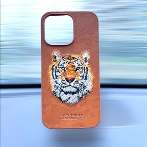 I phone cases tiger ,embroidered phone cases